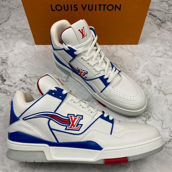 Louis Vuitton Tower Hightop Sneaker - Red - White 